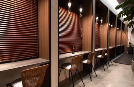 ミディアムブラウン｜納品事例｜woodblind.jp[木製ブラインド、ウッド