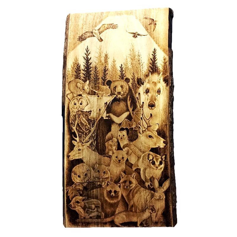 ウッドバーニング作品｜ ウッドバーニング | 白光ウッドバーニング