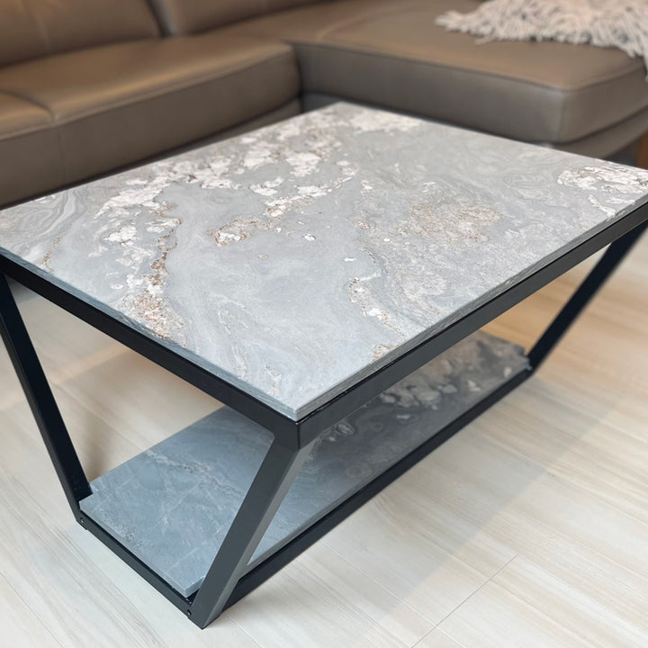 天然大理石テーブル スレート – Wooden JAPAN 匠一松