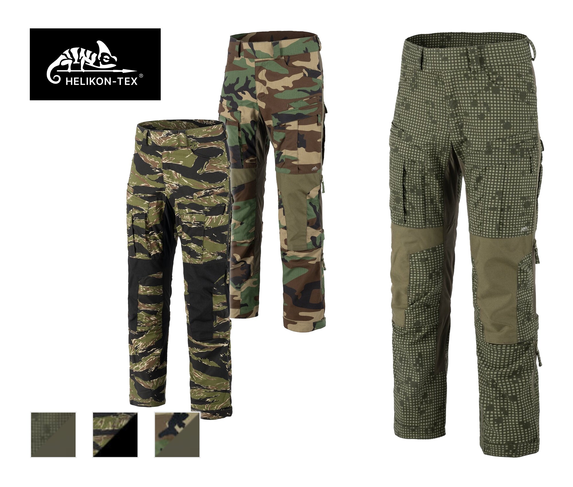 Helikon-tex MCDU PANTS - Combat Tactical Polycotton Stretch Camo