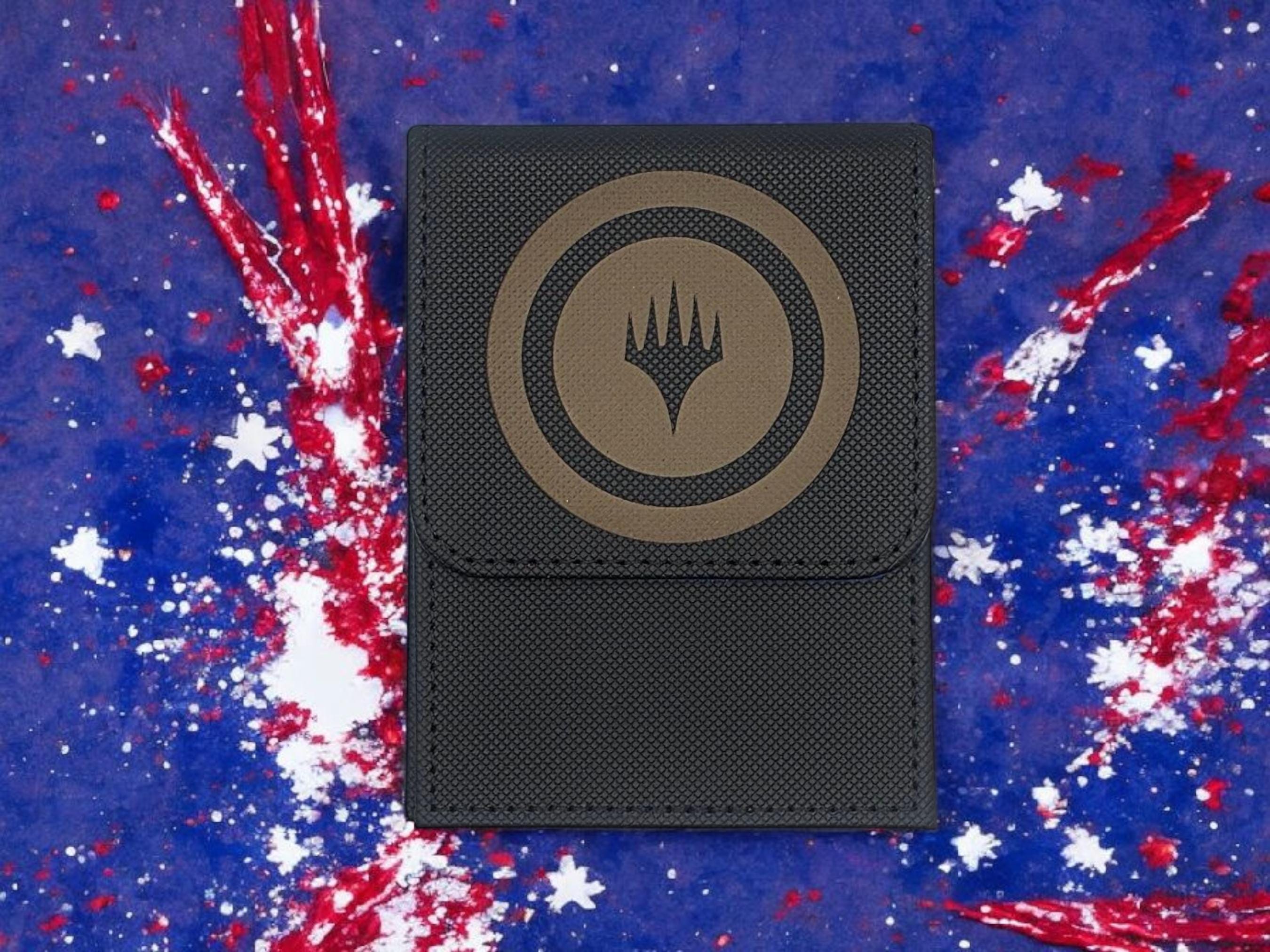 Captain America Deck Box – Custom Faux Leather MTG Storage