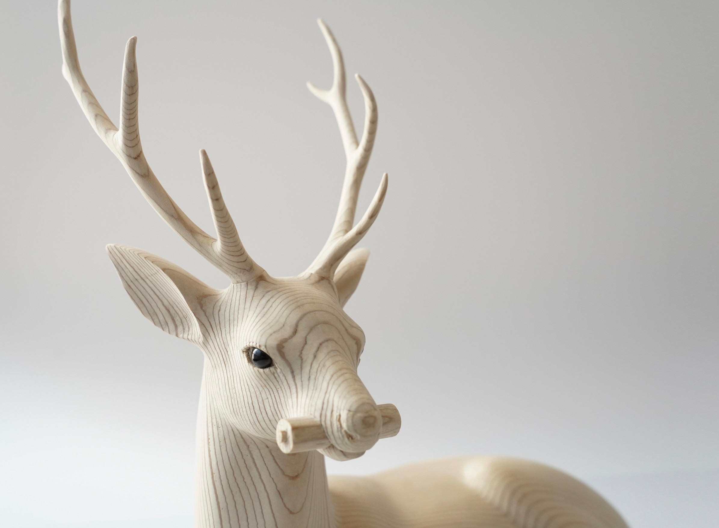 神鹿 - 木彫刻横大路 荘巴 So-ha｜Wood Sculptor Yokoooji