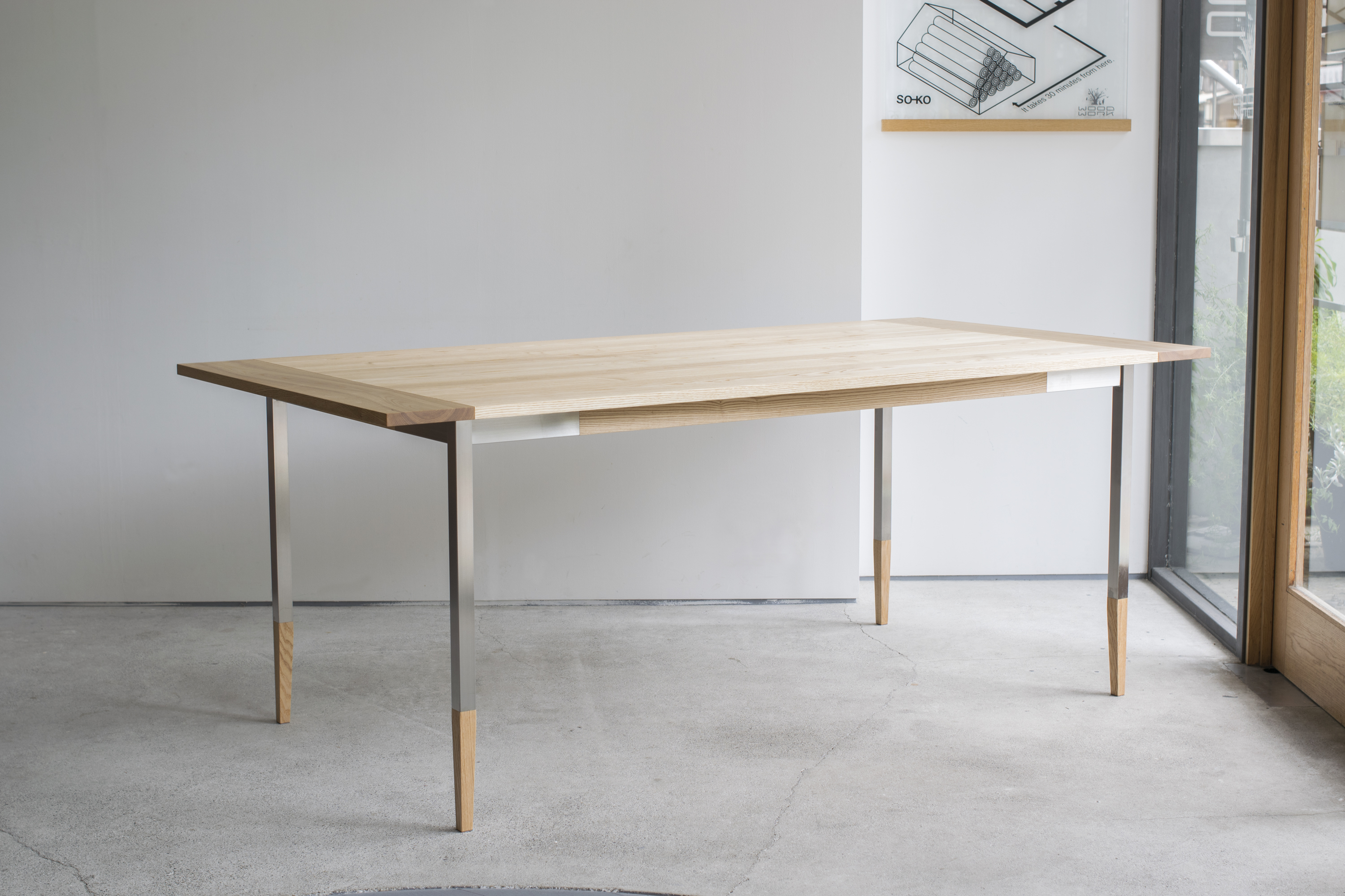 ALTERNATIVE TABLE（オルタナティブテーブル）タモ＋ステンHL