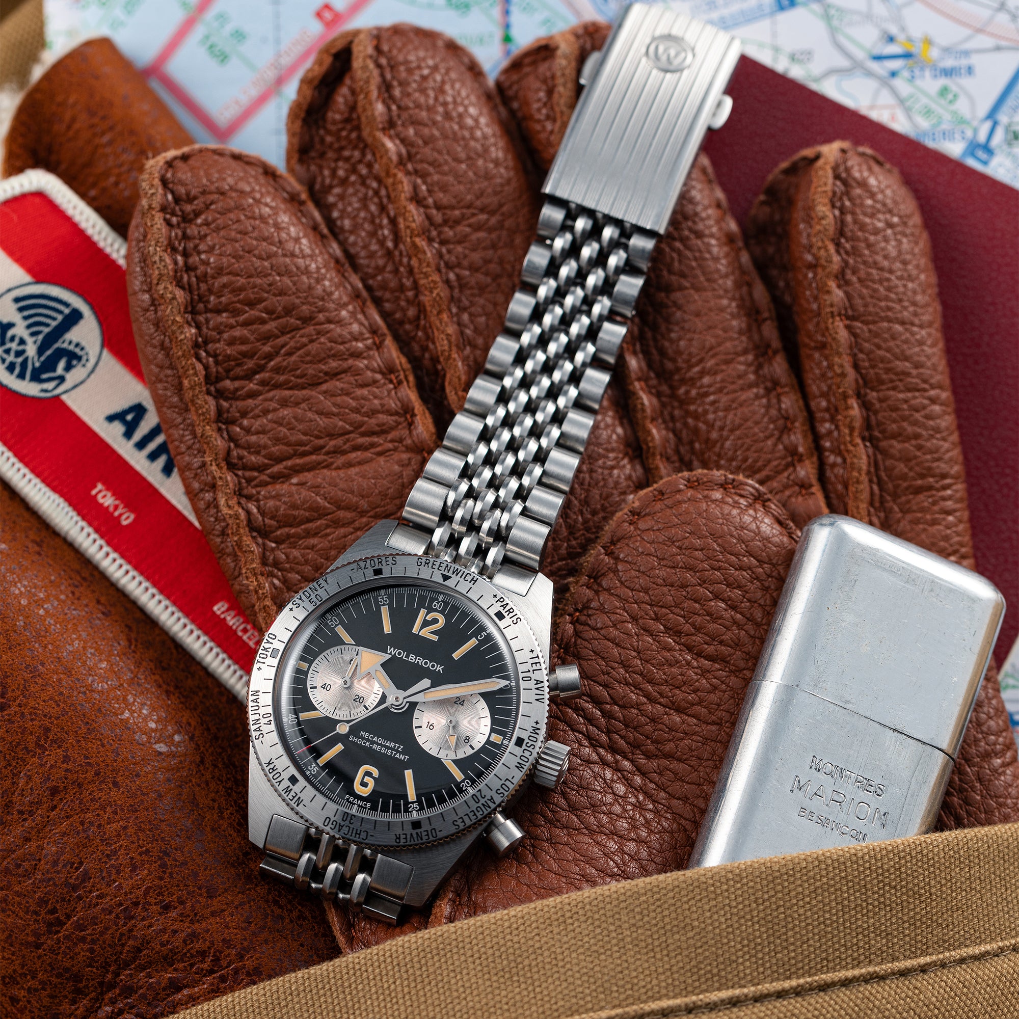 Skindiver WT Chrono-Mecaquartz Vintage Black Reverse Panda