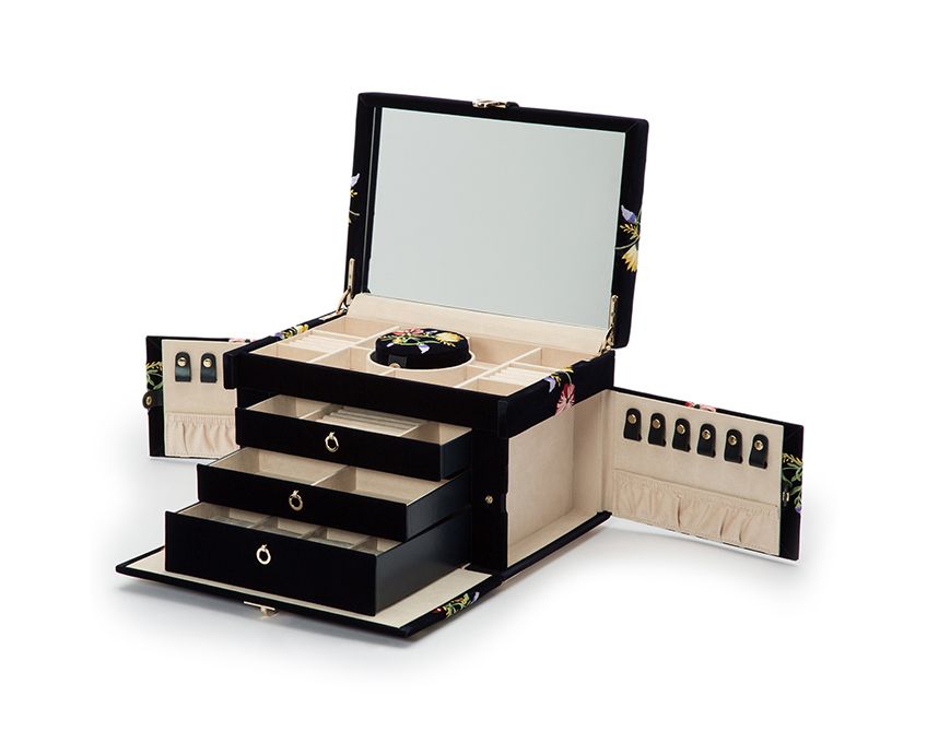 ZOE ジュエリーボックス L インディゴ 393016 – WOLF JAPAN