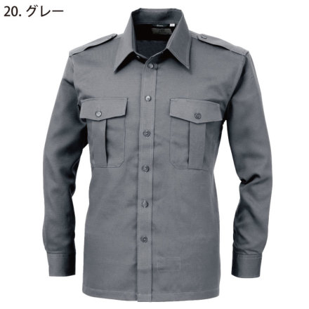 ジーベック] 18302 無地長袖シャツ