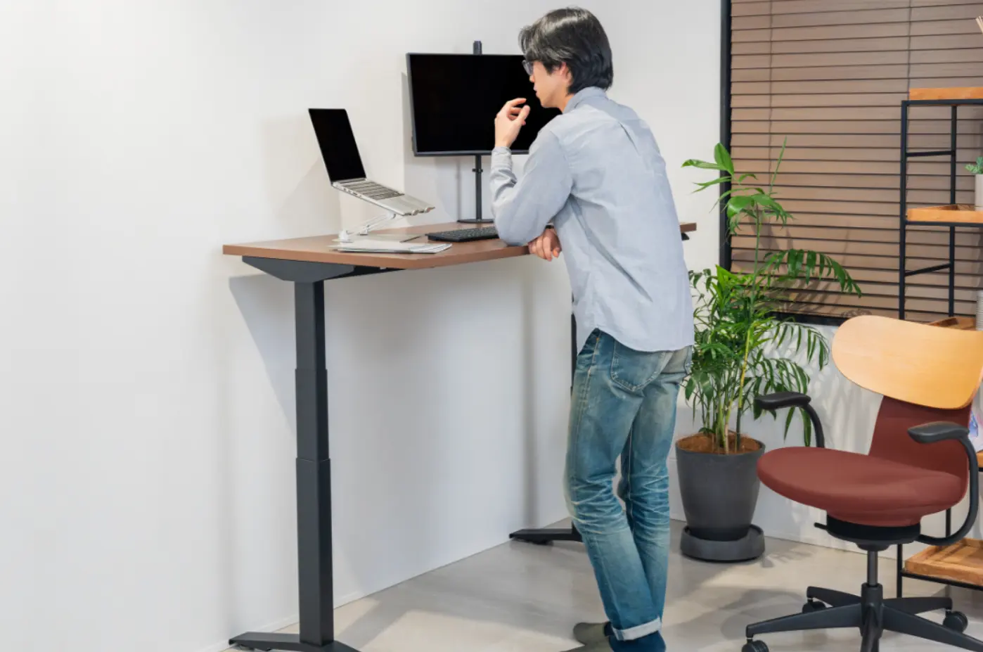 電動昇降デスク STANDSIT-W（スタンジットダブル）