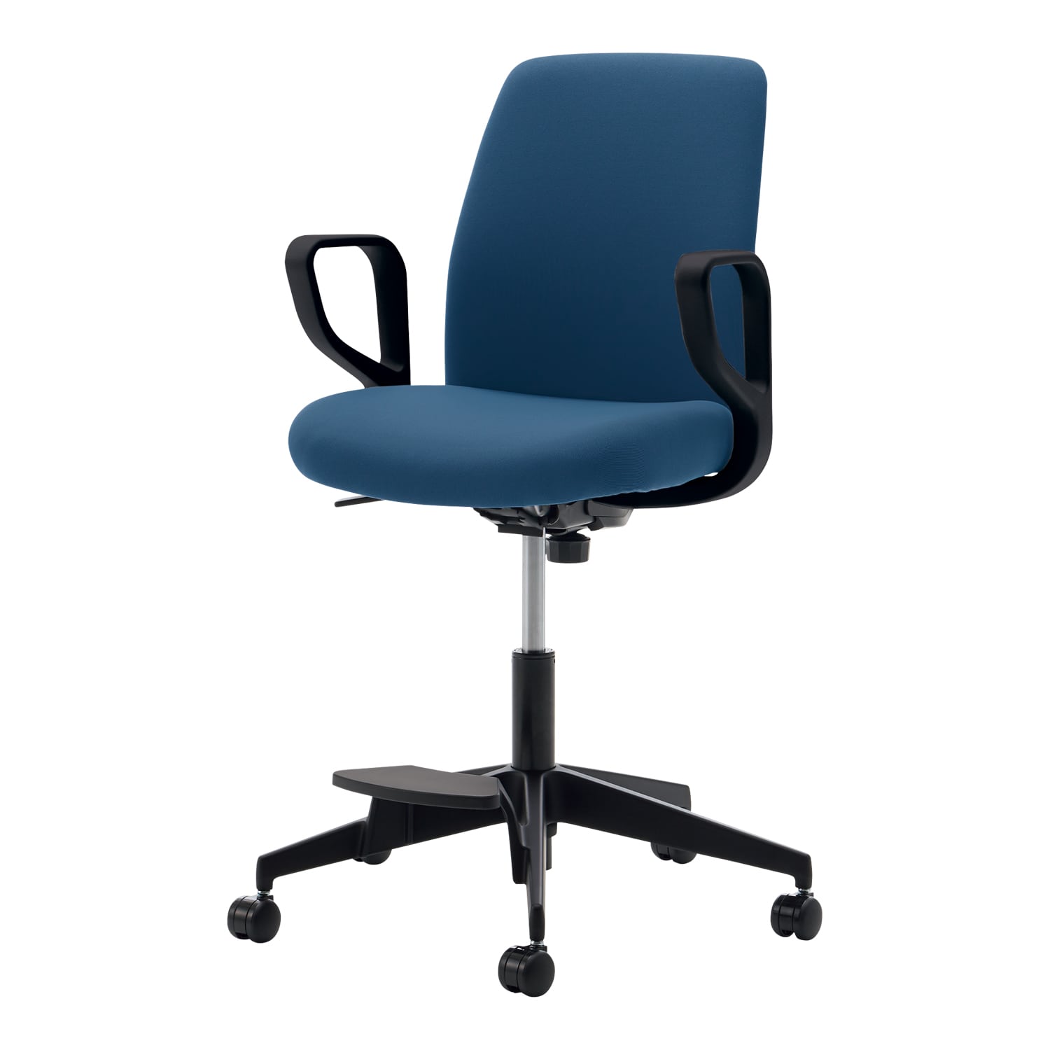 Opti オプティ／ミドルハイタイプ／ローバック／サークル肘／ブラック