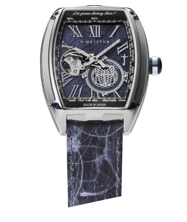 進撃の巨人×阿波和紙 コラボ時計 日本製自動巻き