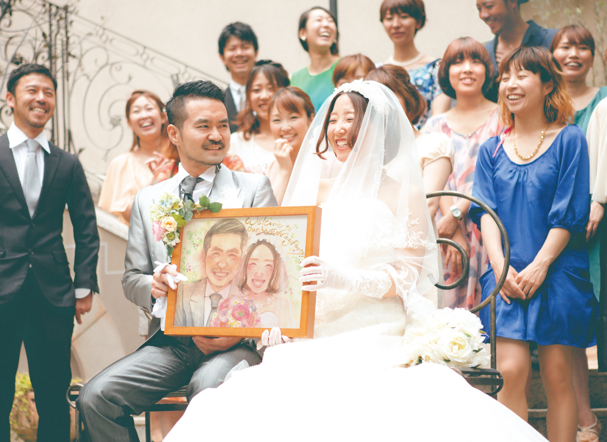 ゲストが喜ぶ結婚式に！似顔絵を使ったアイデア演出 | WORLD1マガジン