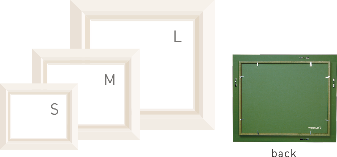 エレガントフレーム|似顔絵オプション商品|似顔絵ウェルカムボードの