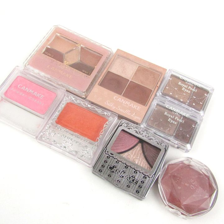 キャンメイク アイシャドウ チーク 8点セット まとめて 大量 コスメ