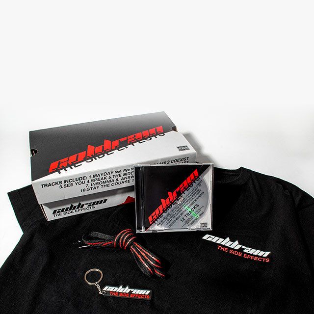 coldrain「THE SIDE EFFECTS（コンプリートBOX：TシャツサイズL