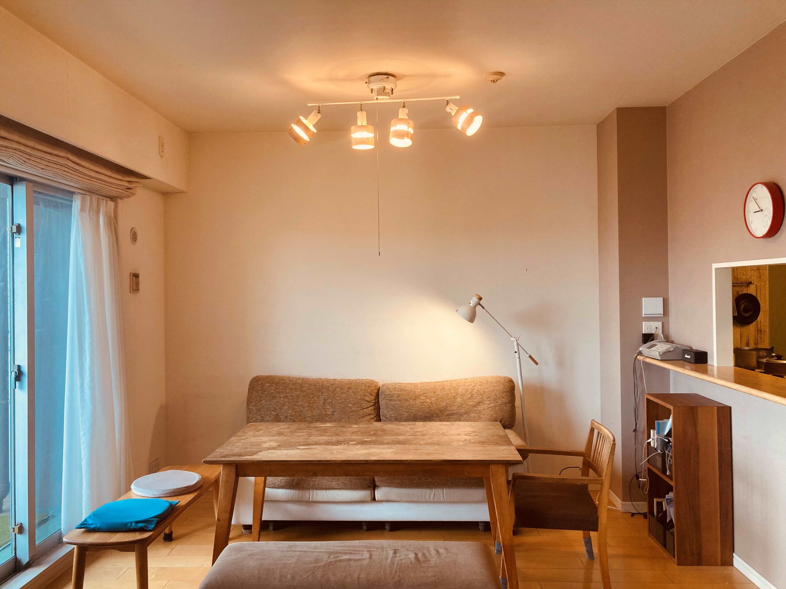 ニトリのおしゃれ照明♪『シーリングライト』をレポ【取り付け・使い方