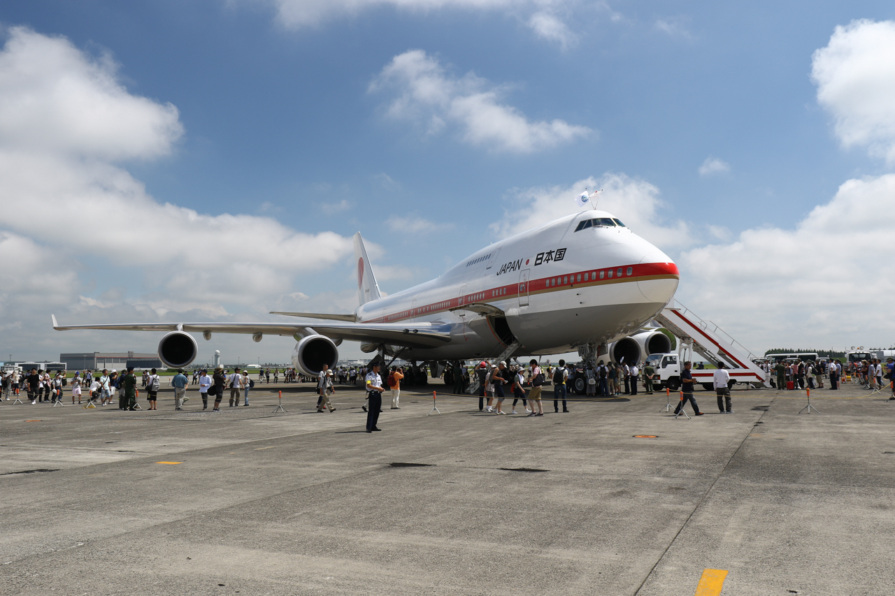 政府専用機シグナスが360°見えまくりの地上展示編｜千歳基地航空祭2017