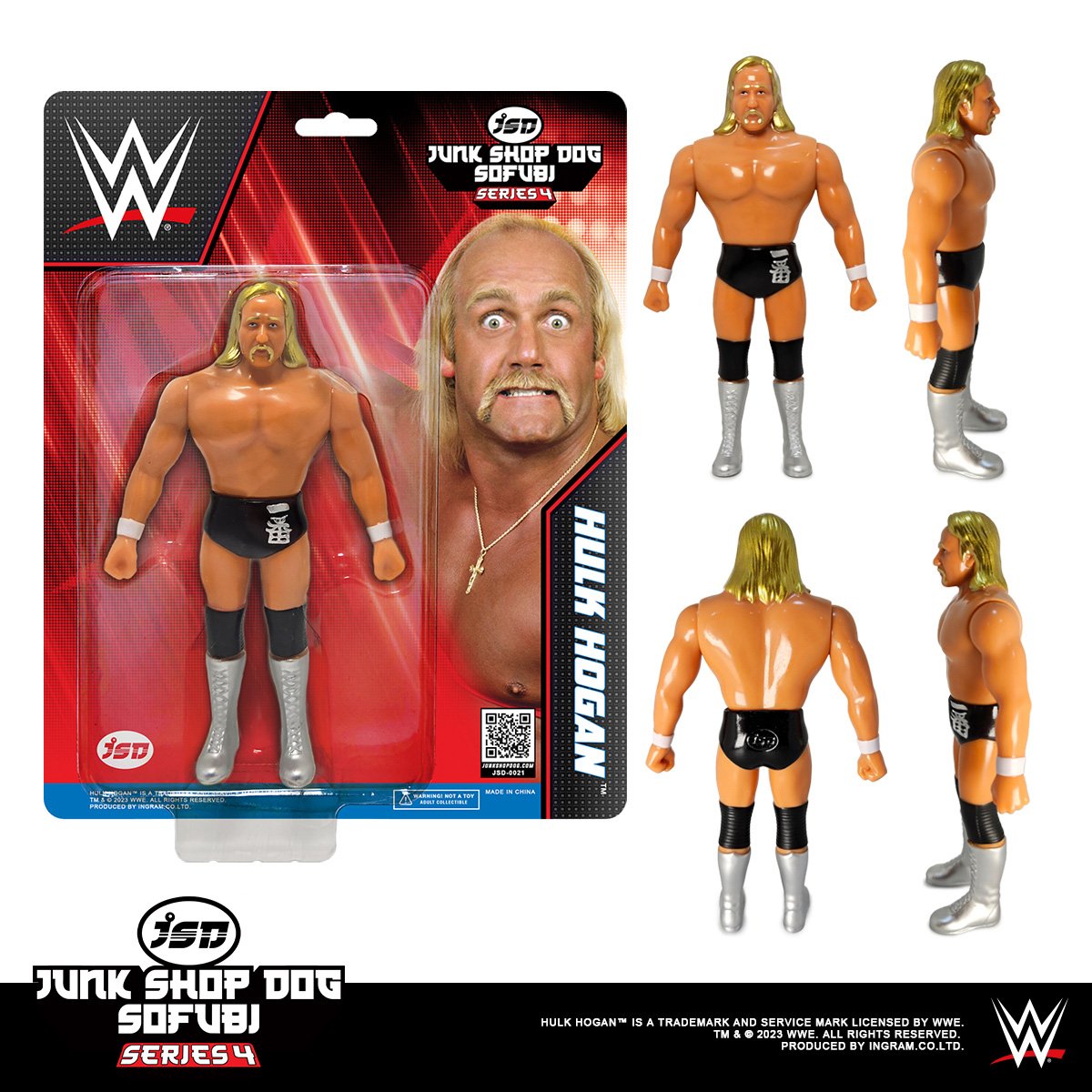 2024 WWE Junk Shop Dog Sofubi Pro Wrestling Series 4 Hulk Hogan