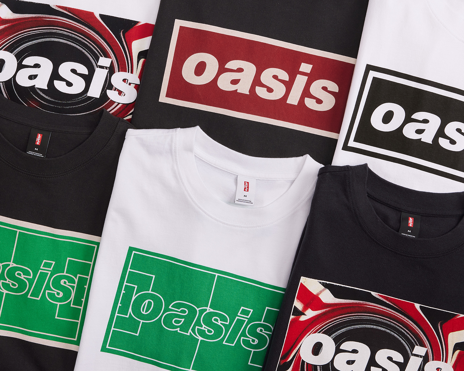 Levi's & Oasis Launch First 'Band Tee' Collection [PHOTOS]