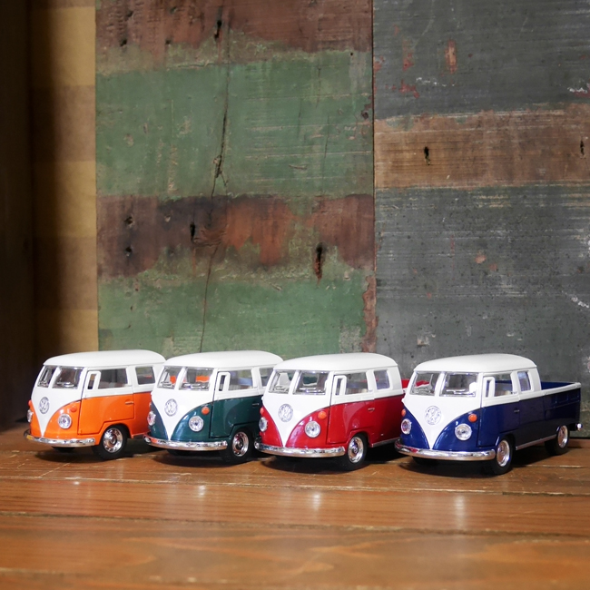 フォルクスワーゲンダブルキャブ ピックアップ 1963 ダイキャスト