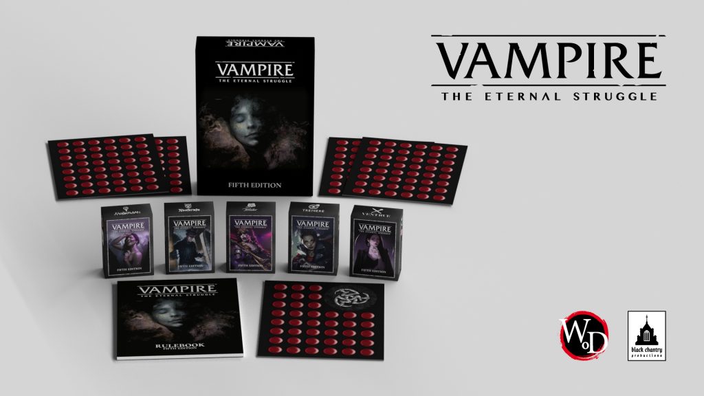 Vampire: The Eternal Struggle Fifth Edition soon to print! – Black