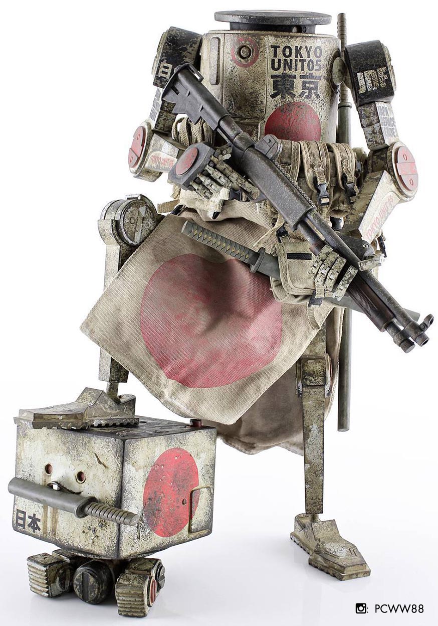 JDF Dropcloth plus Square MK1 by Ashley Wood (one sixth) toy