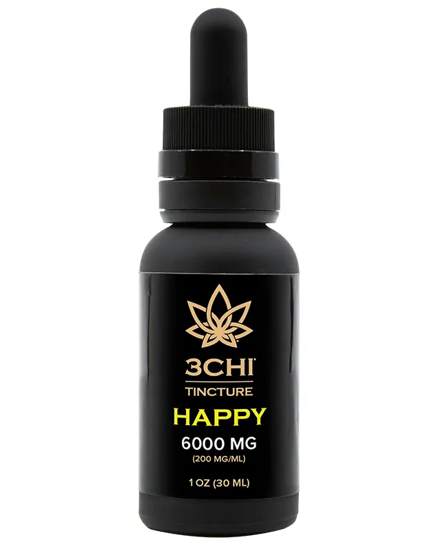 Happy CBD Oil - Broad Spectrum Hemp Extract | 3Chi