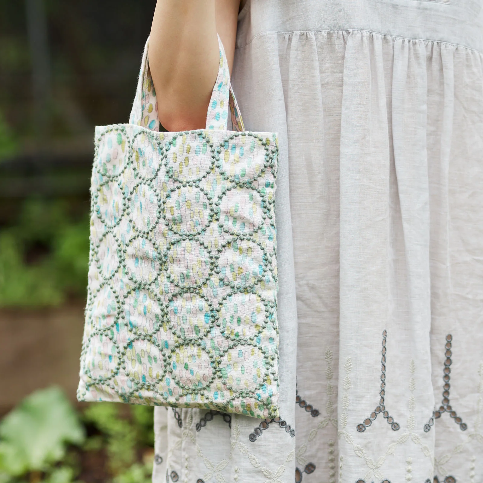 ミナペルホネン ミナペルホネン ハンドメイド トートバッグ ワタリドリ