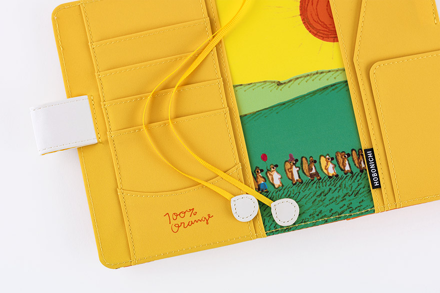 100%ORANGE / りすがぞろぞろ ［オリジナルサイズ（A6）］ - 手帳