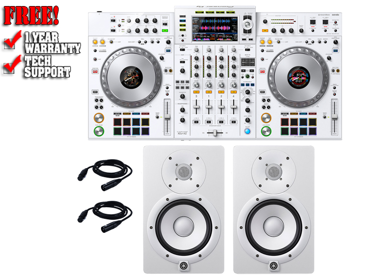 Pioneer XDJ-XZ-W and Yamaha HS7 White Package | 123DJ