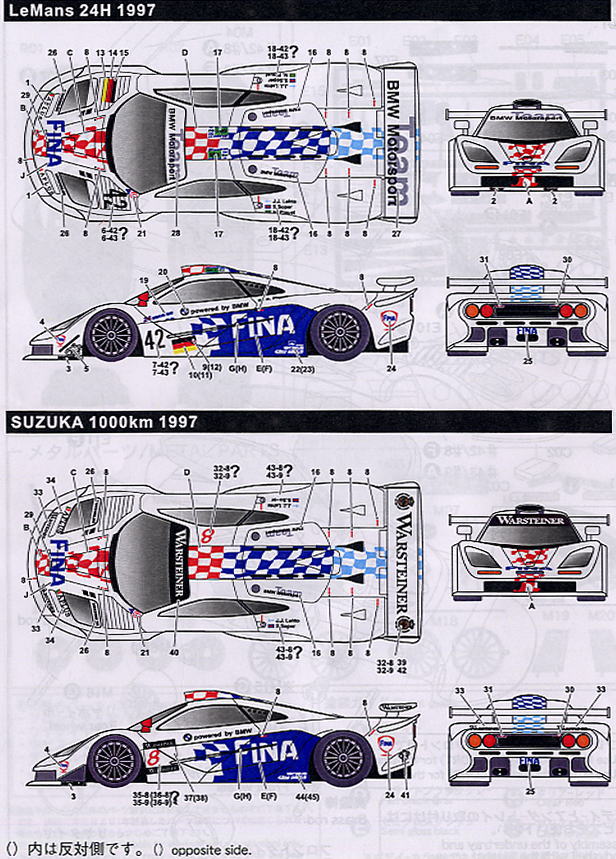 FINAマクラーレン F1-GTR LM/Suzuka`97 (レジン・メタルキット
