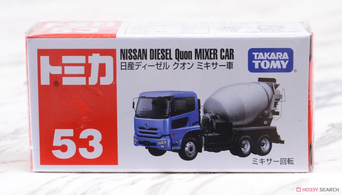 No.053 日産ディーゼル クオン ミキサー車 (トミカ) - ホビーサーチ
