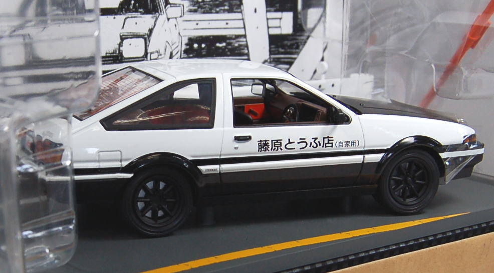 頭文字D 藤原拓海 スプリンタートレノ (AE86) カーボンボンネット