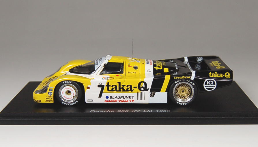 ポルシェ956 「taka-Q」 1986年ルマン #7 (ミニカー) - ホビーサーチ