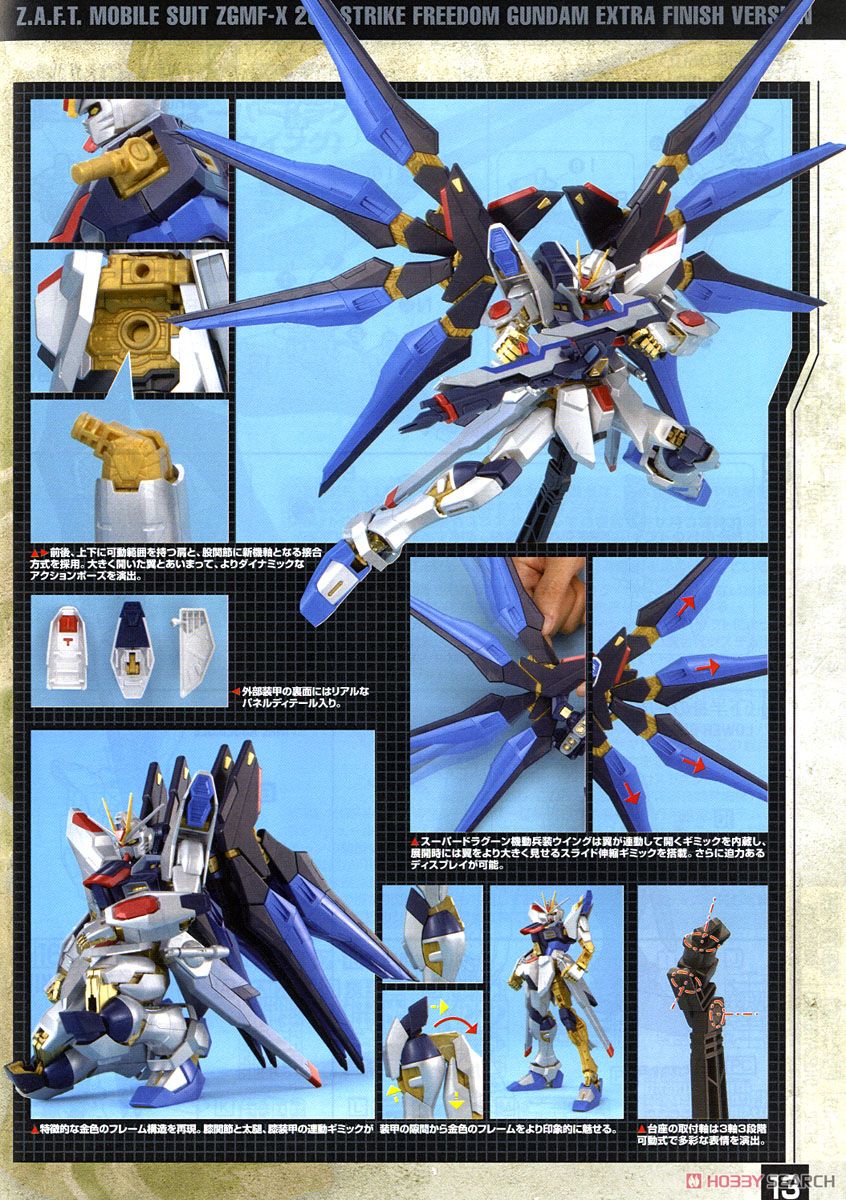 ZGMF-X20A ストライクフリーダムガンダム エクストラフィニッシュVer