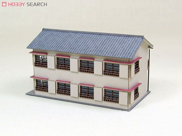 みにちゅあーと] なつかしのジオラマシリーズ アパートA (組み立て