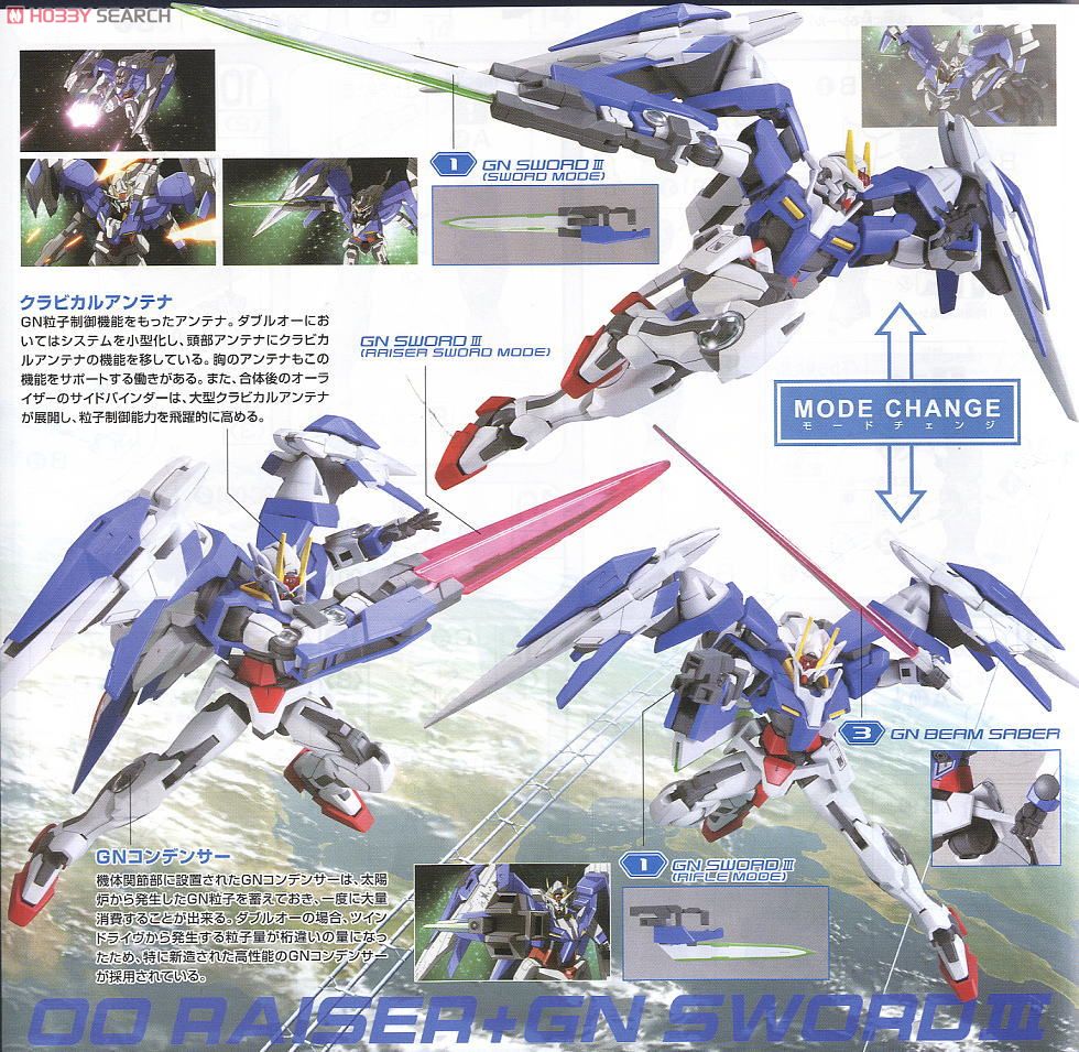 ダブルオーライザー＋GNソードIII (HG) (ガンプラ) - ホビーサーチ