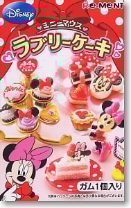 ディズニーキャラクター 「ミニーマウス ラブリーケーキ」 8個セット