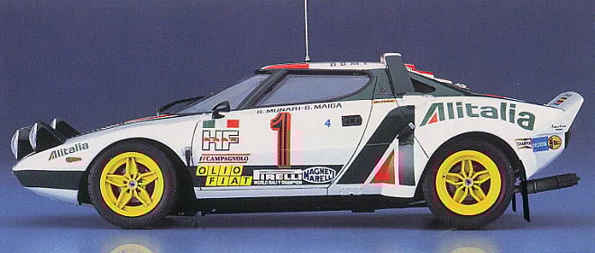 ランチアストラトスHF 1977 モンテカルロラリーウィナー (プラモデル