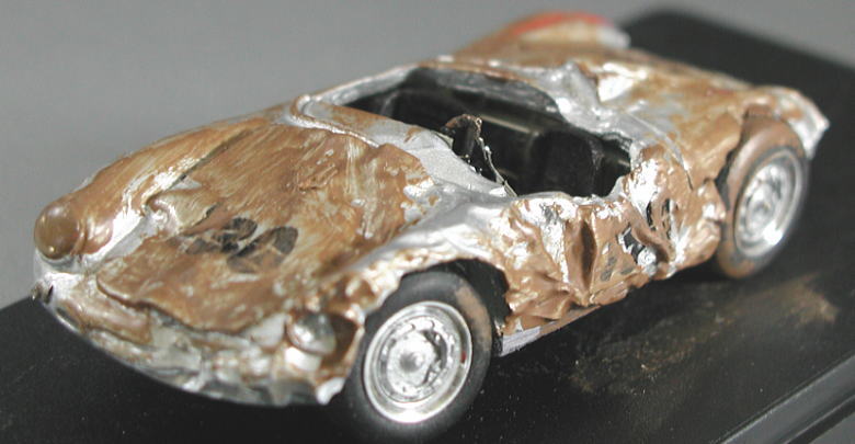 ポルシェ 550 ジェームス・ディーン 事故車 (ミニカー) - ホビーサーチ