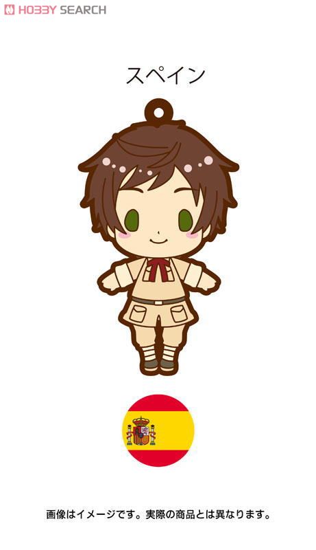 ラバーストラップ コレクション ヘタリア3 8個セット (キャラクター