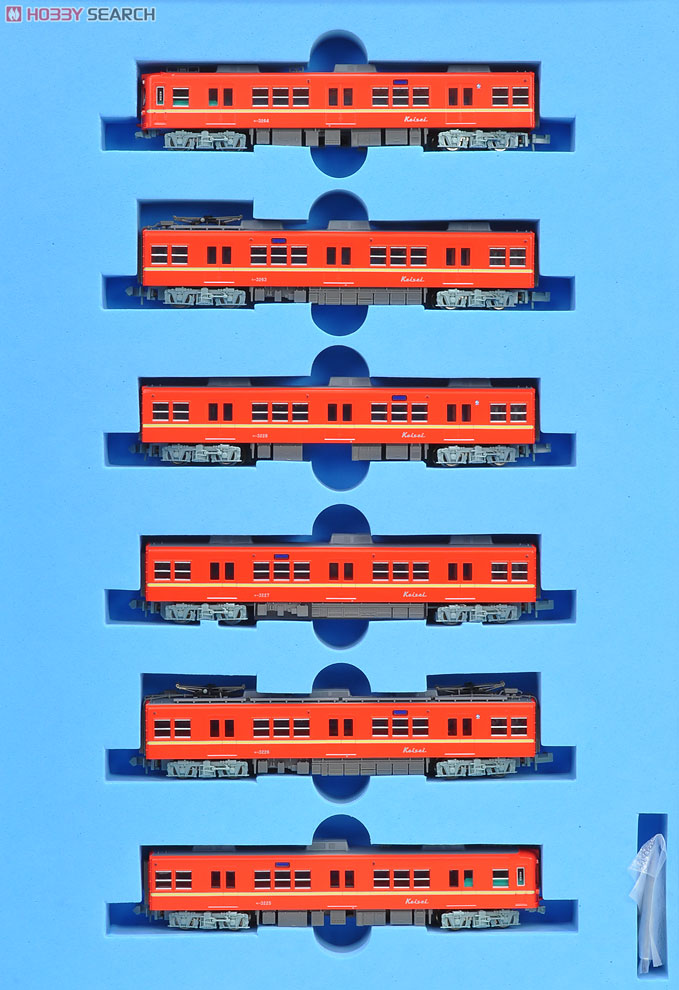 京成 3200形 更新車 ファイアーオレンジ (6両セット) (鉄道模型