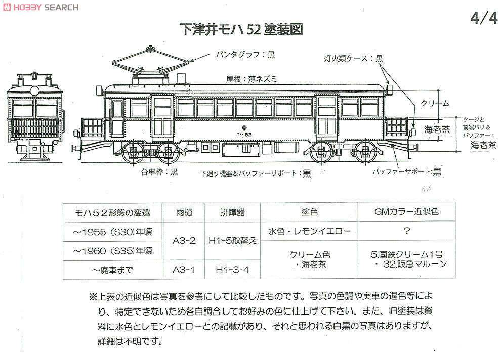 HOナロー) 下津井電鉄 モハ52 電車 (組み立てキット) (鉄道模型