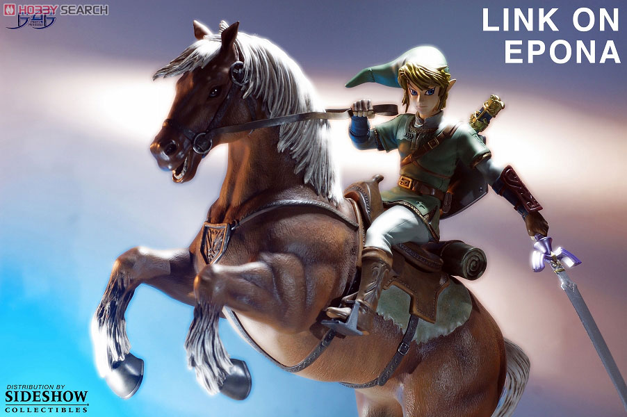 ゼルダの伝説 時のオカリナ/ リンク on エポナ スタチュー - ホビー