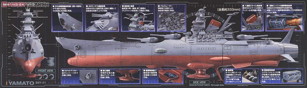 宇宙戦艦ヤマト2199 (1/1000) (プラモデル) - ホビーサーチ ガンプラ他