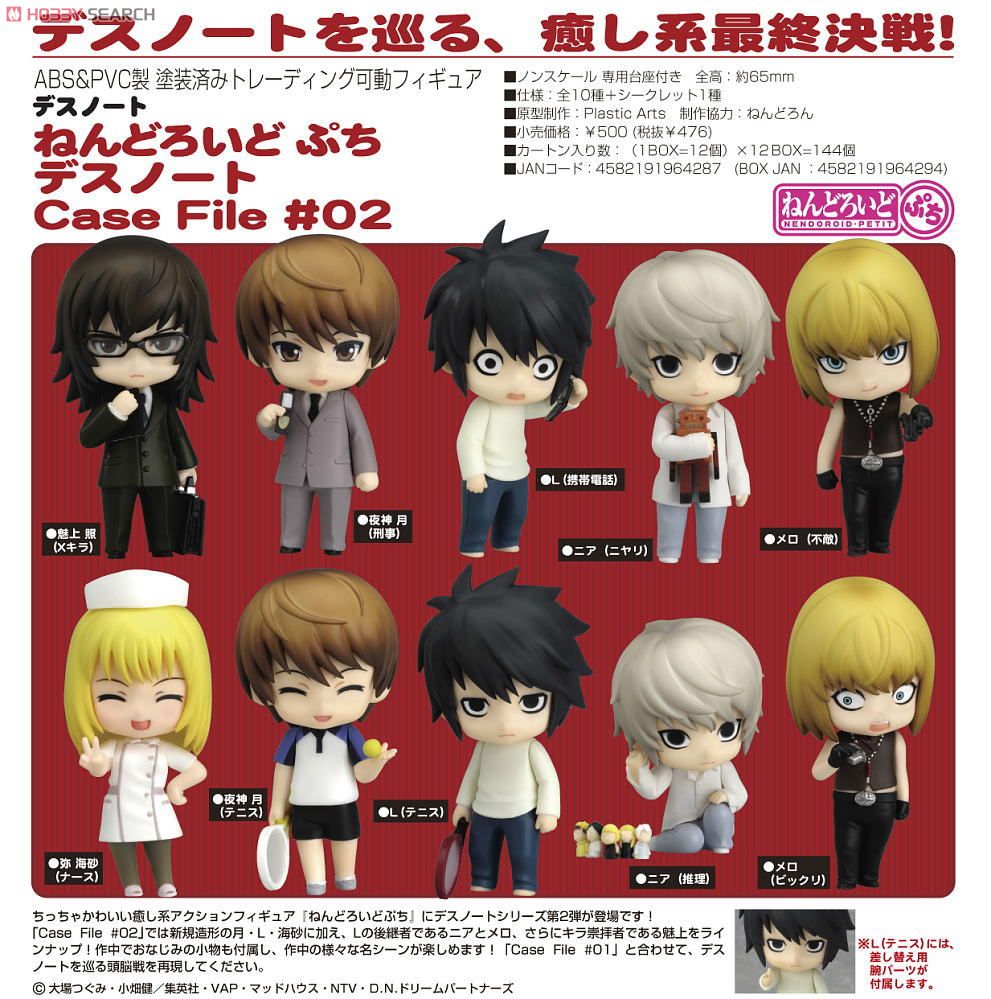 ねんどろいどぷち デスノート Case File #02 12個セット (フィギュア