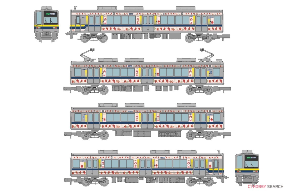 鉄道コレクション 東武鉄道 20400型 ベリーハッピートレイン 4両セット