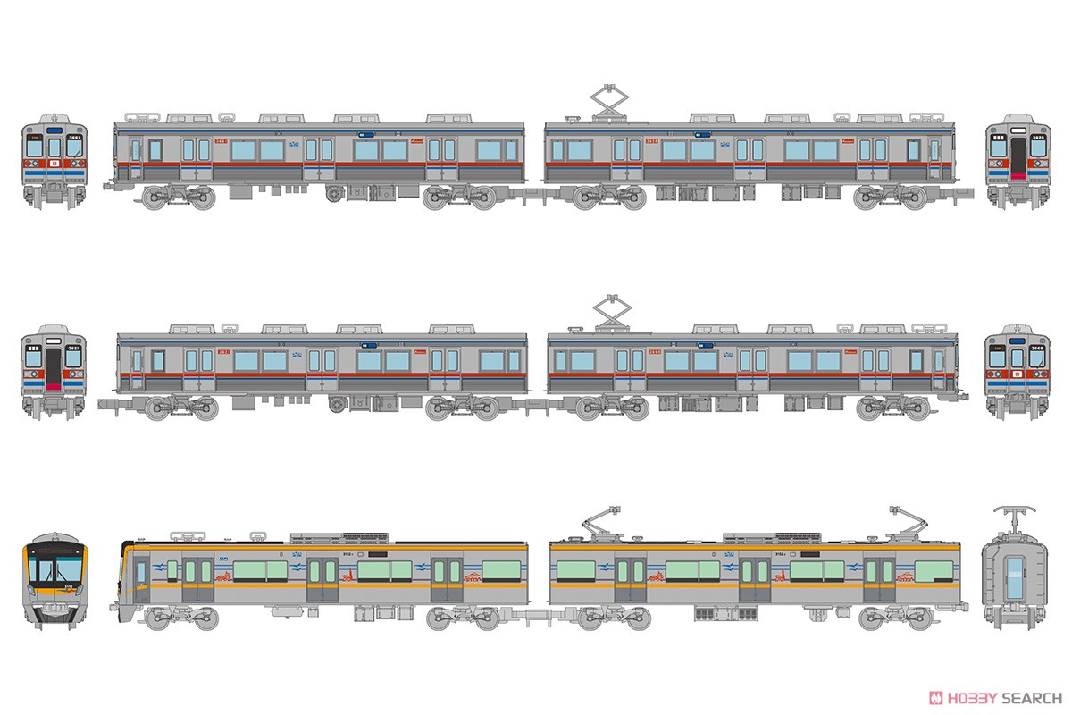 鉄道コレクション 京成電鉄 3600形・3100形 新造車両回送列車 6両