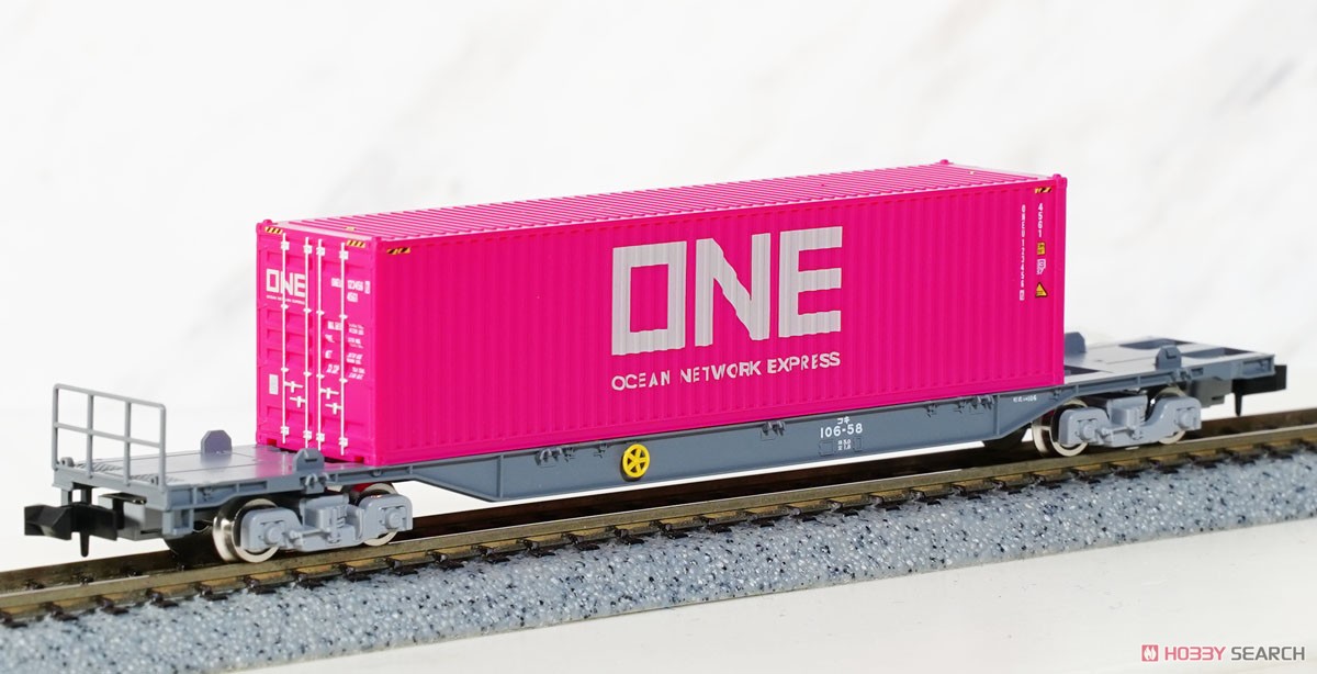 ☆特価品 JR貨車 コキ106形 (前期型・新塗装・ONEコンテナ付) (鉄道