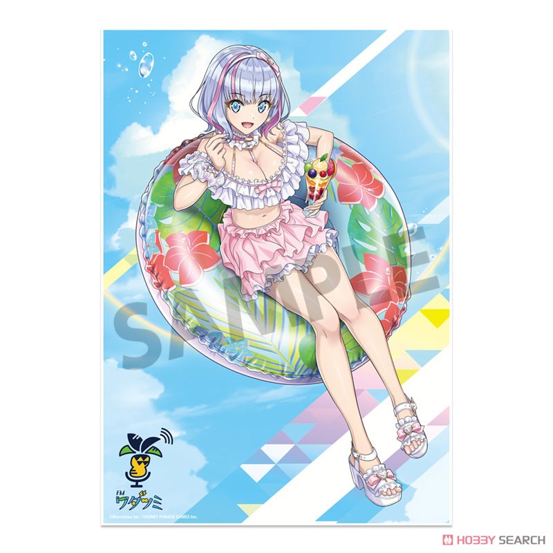 ドルフィンウェーブ ビジュアルアクリルプレート 久々利トモ(水着