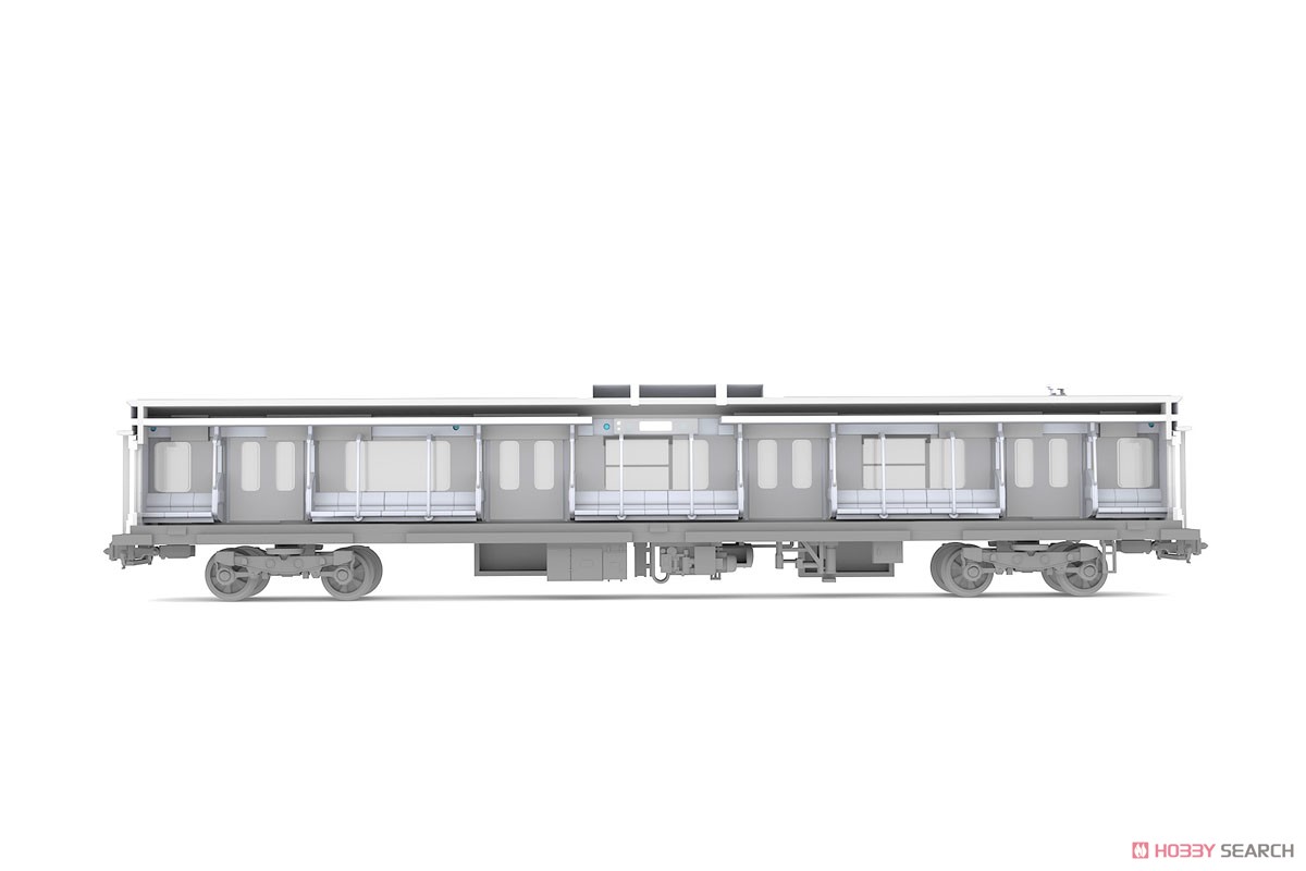 16番(HO) 1/80スケール 新型ロングシート内装セット プラスチック