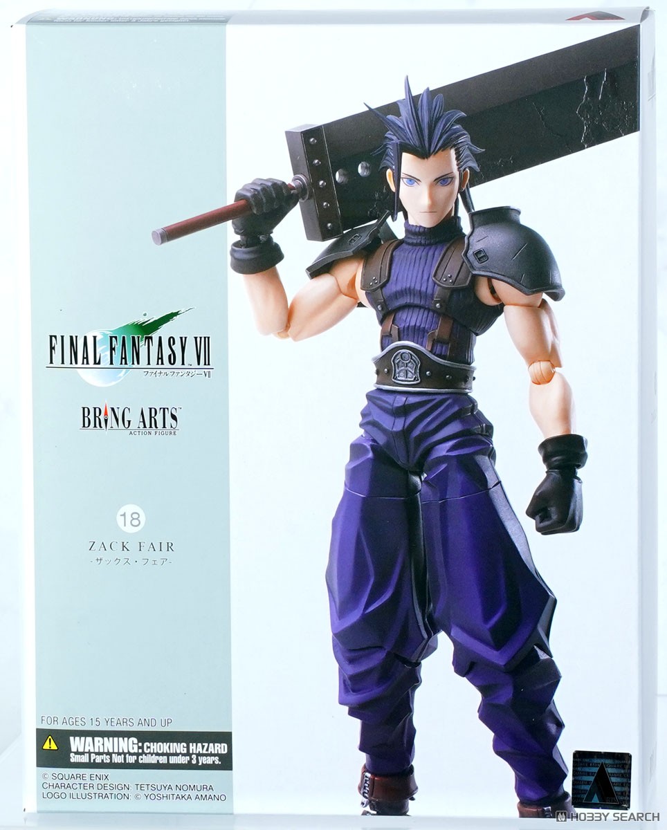 Bargain Item* Final Fantasy VII Bring Arts Zack Fair (Completed